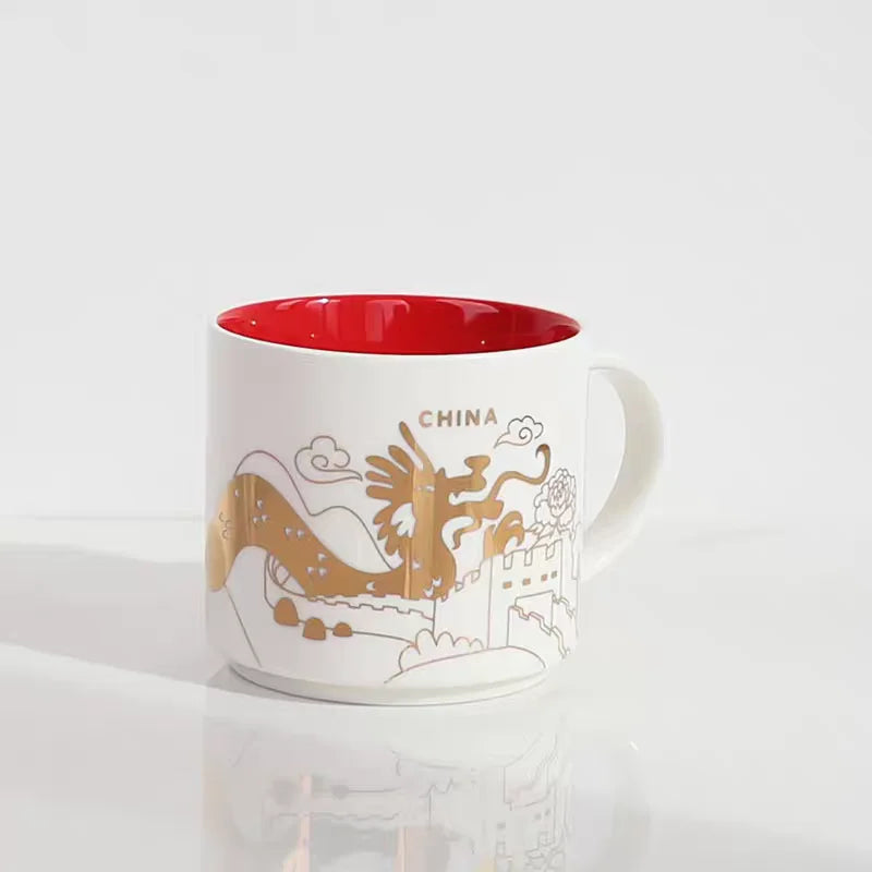 City Ceramic Mug, 400ml