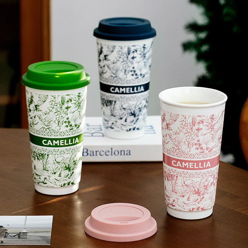Ceramic Travel Mug with Lid