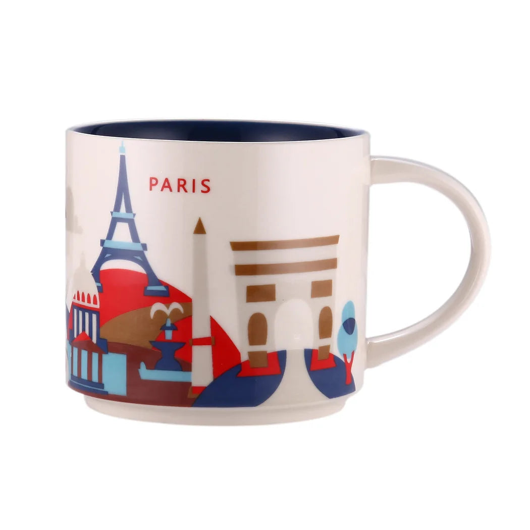 City Ceramic Mug, 400ml