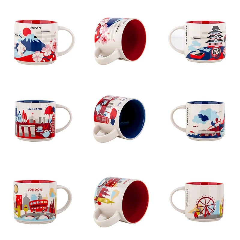 City Ceramic Mug, 400ml