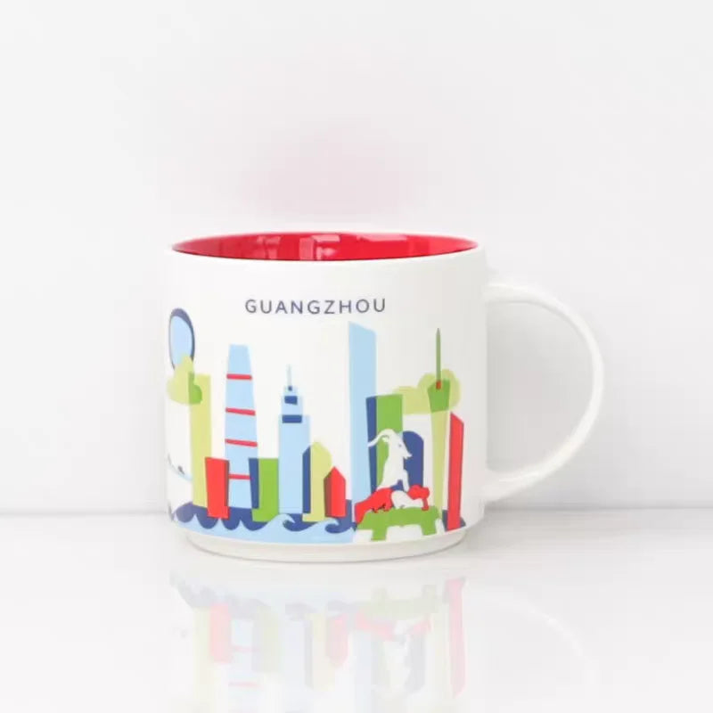 City Ceramic Mug, 400ml