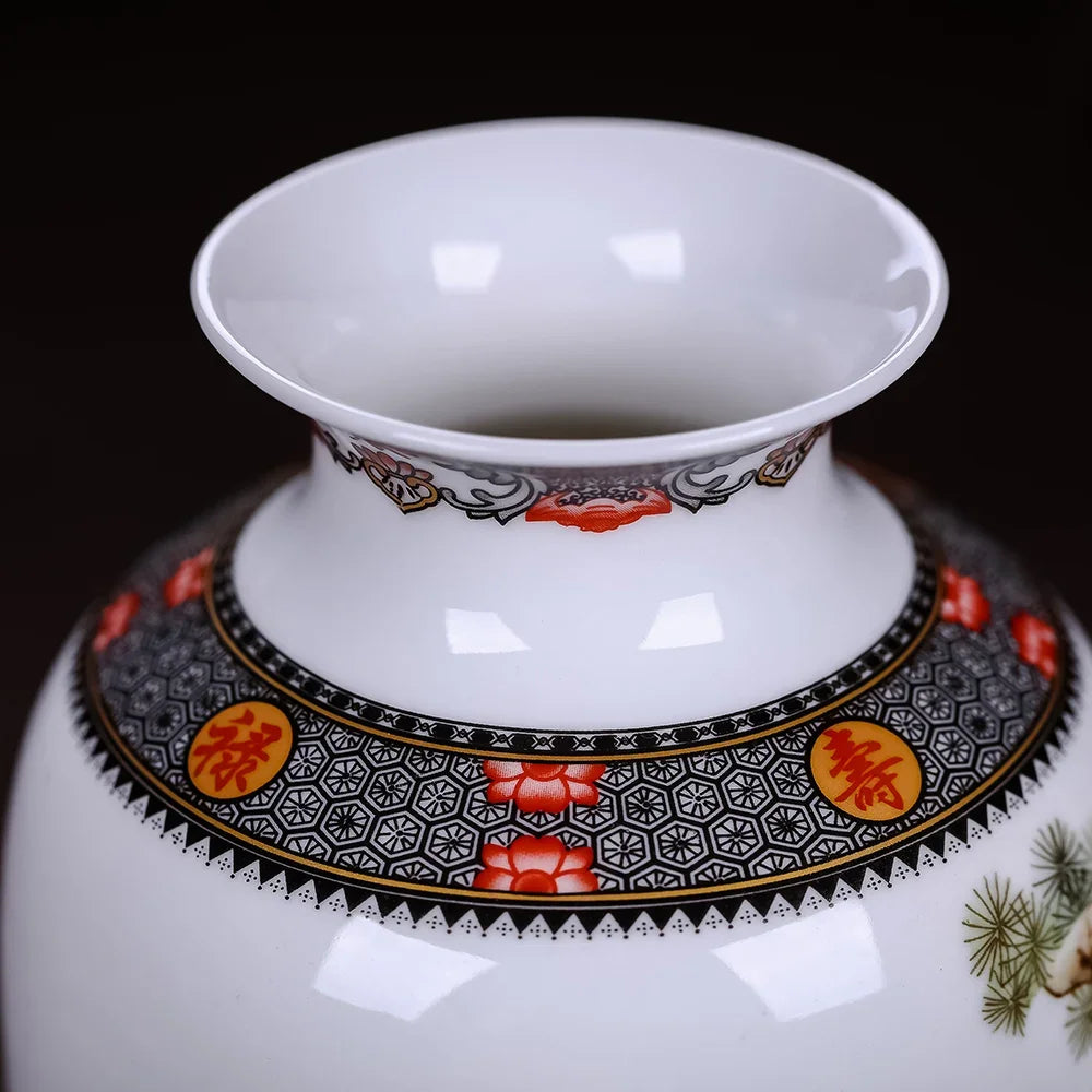Jingdezhen Ceramic Vase, Tall