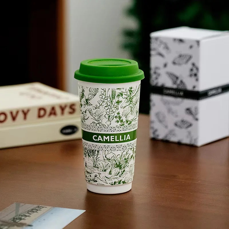 Ceramic Travel Mug with Lid