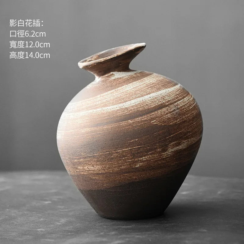 Black Terracotta Vase