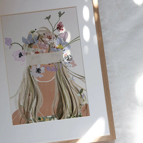Abstract Figure Print