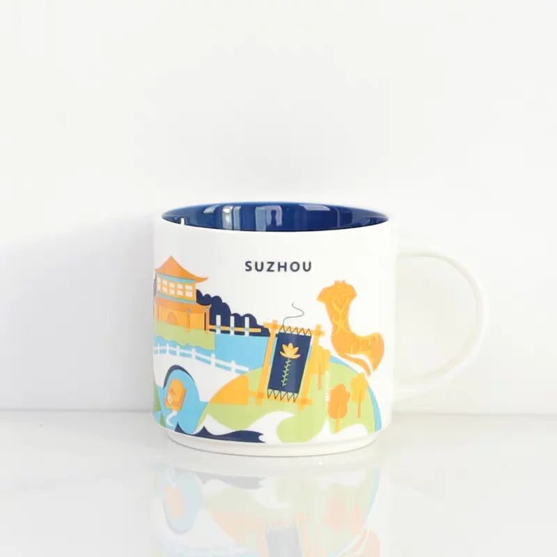 City Ceramic Mug, 400ml