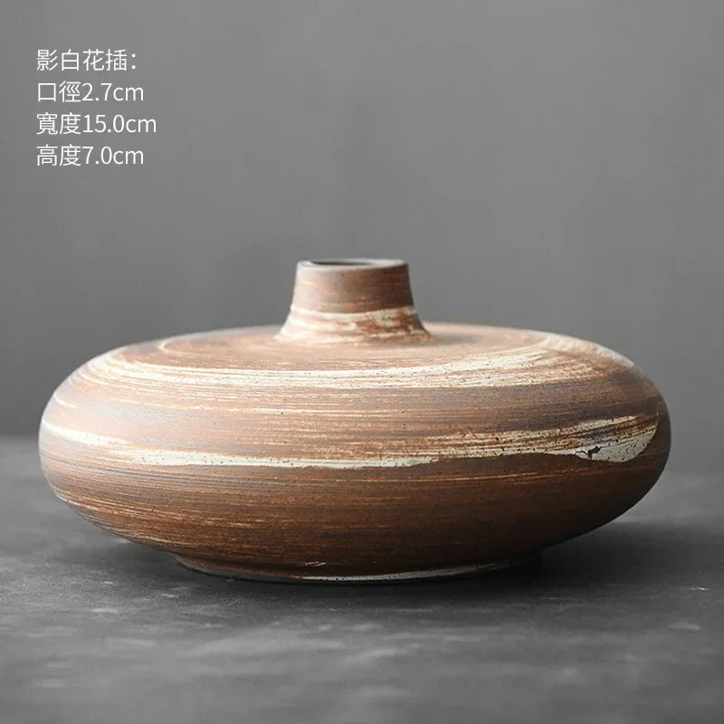 Black Terracotta Vase