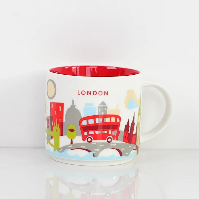 City Ceramic Mug, 400ml