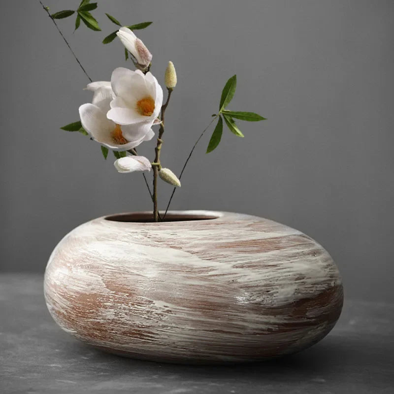 Black Terracotta Vase