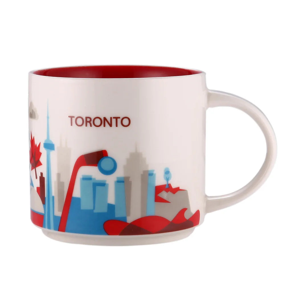 City Ceramic Mug, 400ml