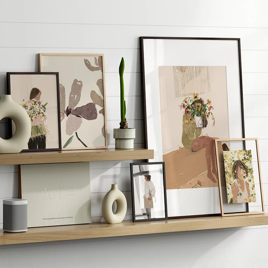 Abstract Figure Print