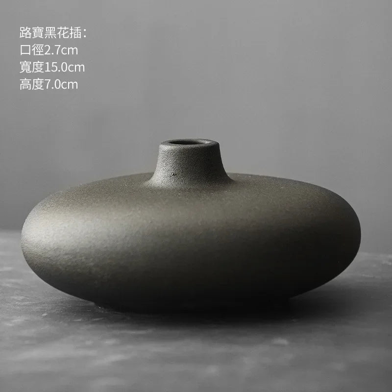 Black Terracotta Vase
