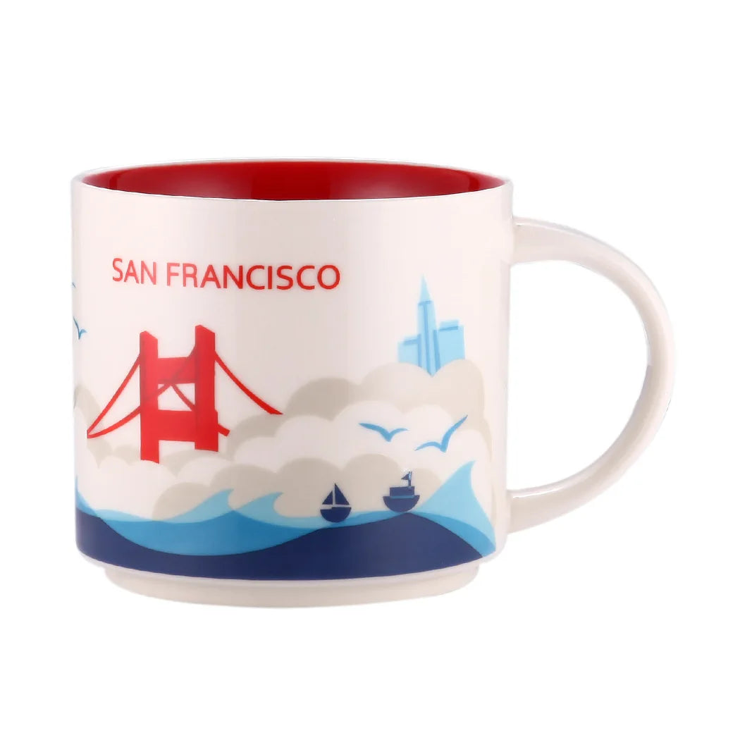 City Ceramic Mug, 400ml