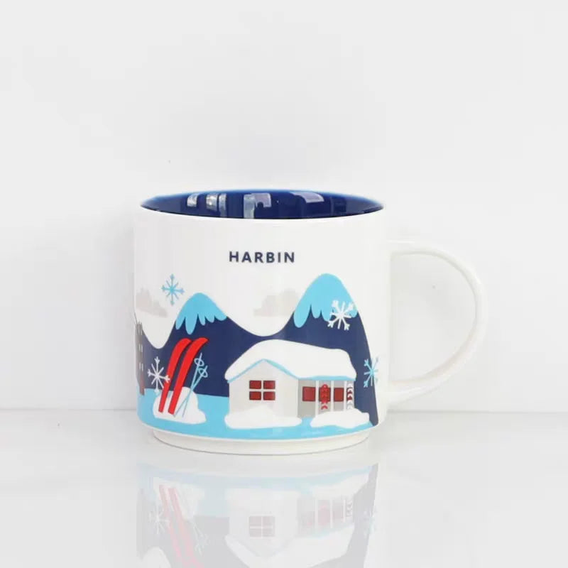 City Ceramic Mug, 400ml