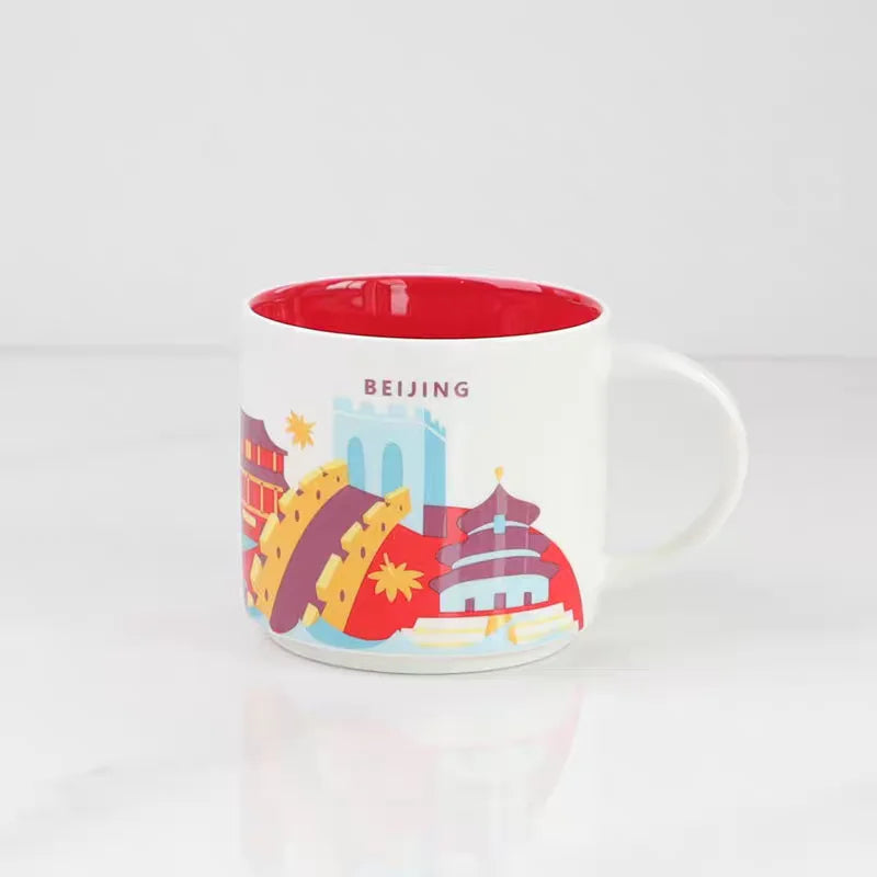 City Ceramic Mug, 400ml