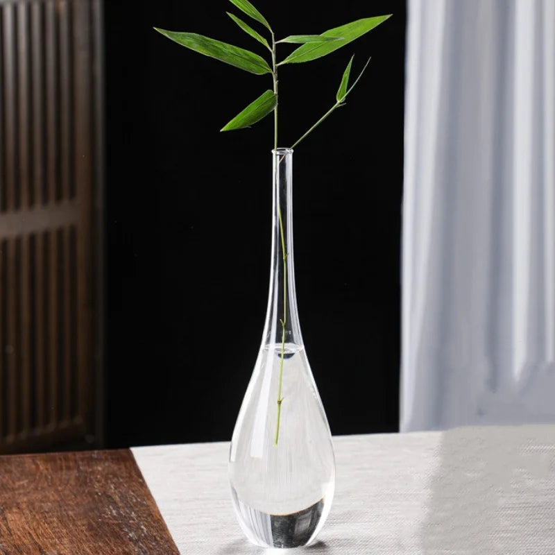Clear Glass Zen Vase