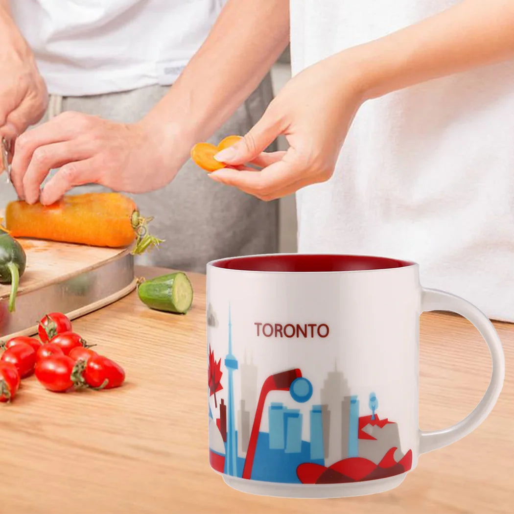 City Ceramic Mug, 400ml