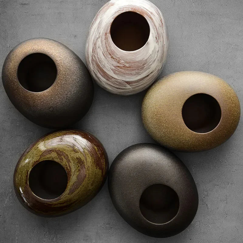 Black Terracotta Vase