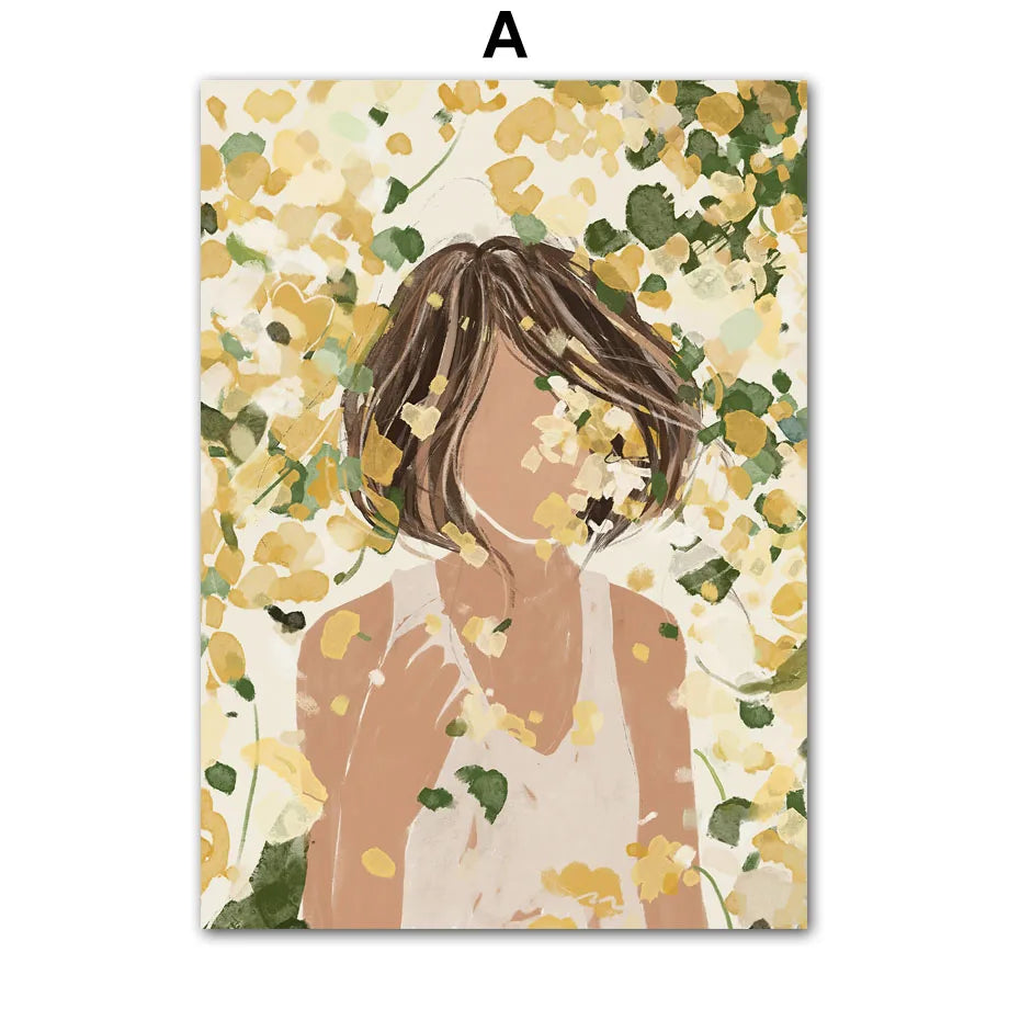 Abstract Figure Print