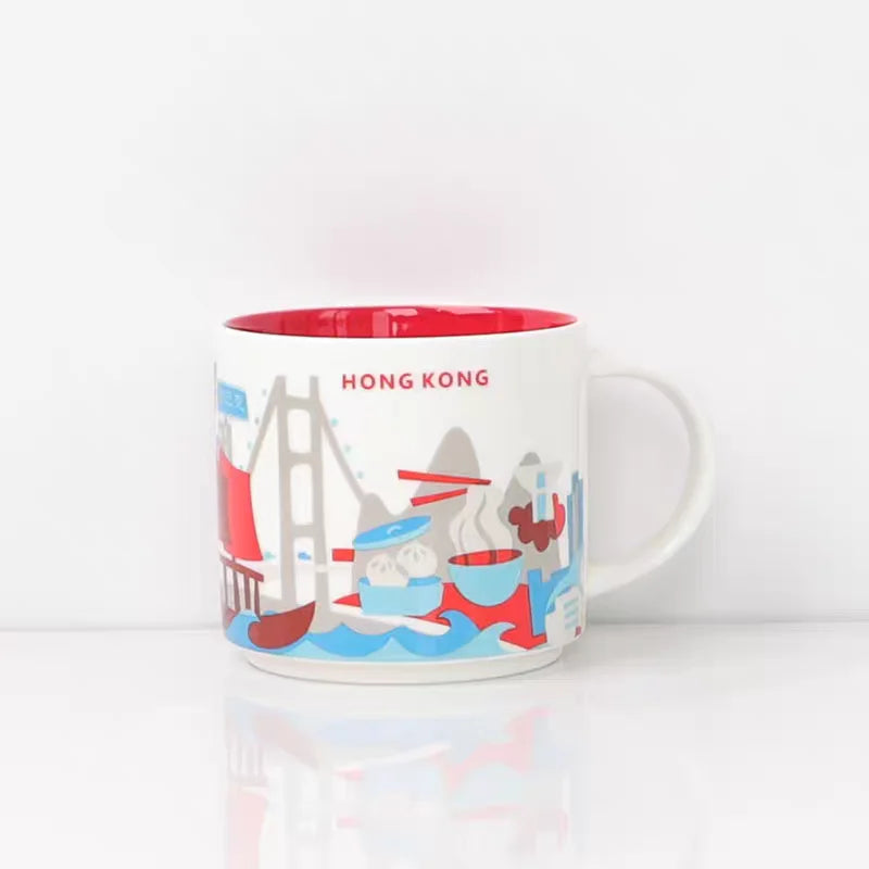 City Ceramic Mug, 400ml