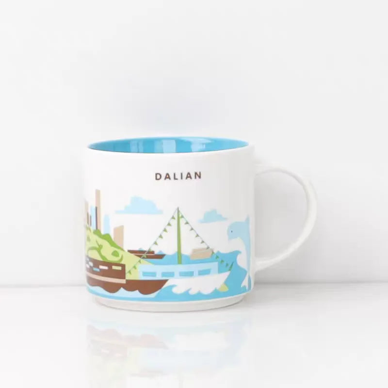 City Ceramic Mug, 400ml