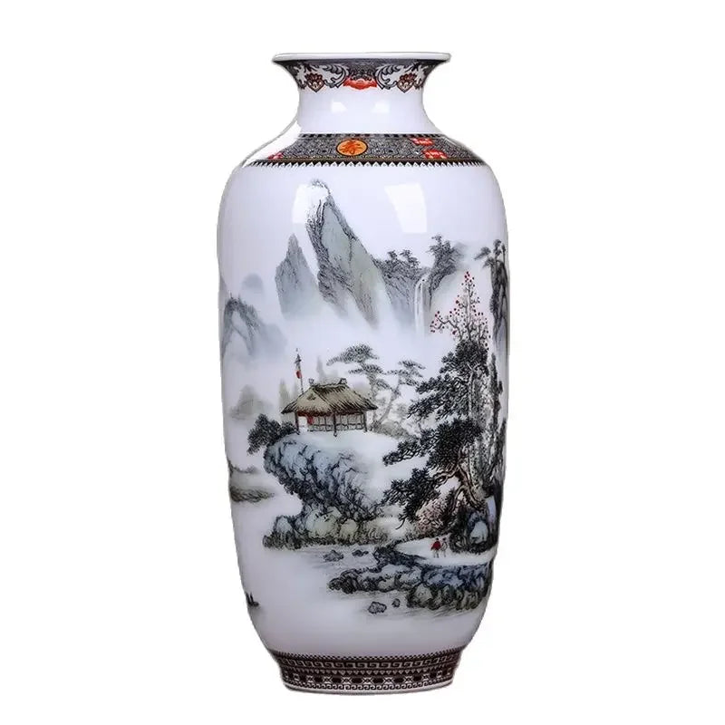 Jingdezhen Ceramic Vase, Tall