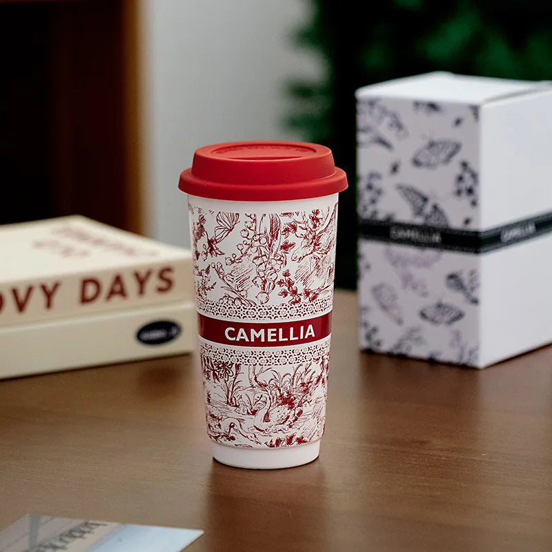 Ceramic Travel Mug with Lid