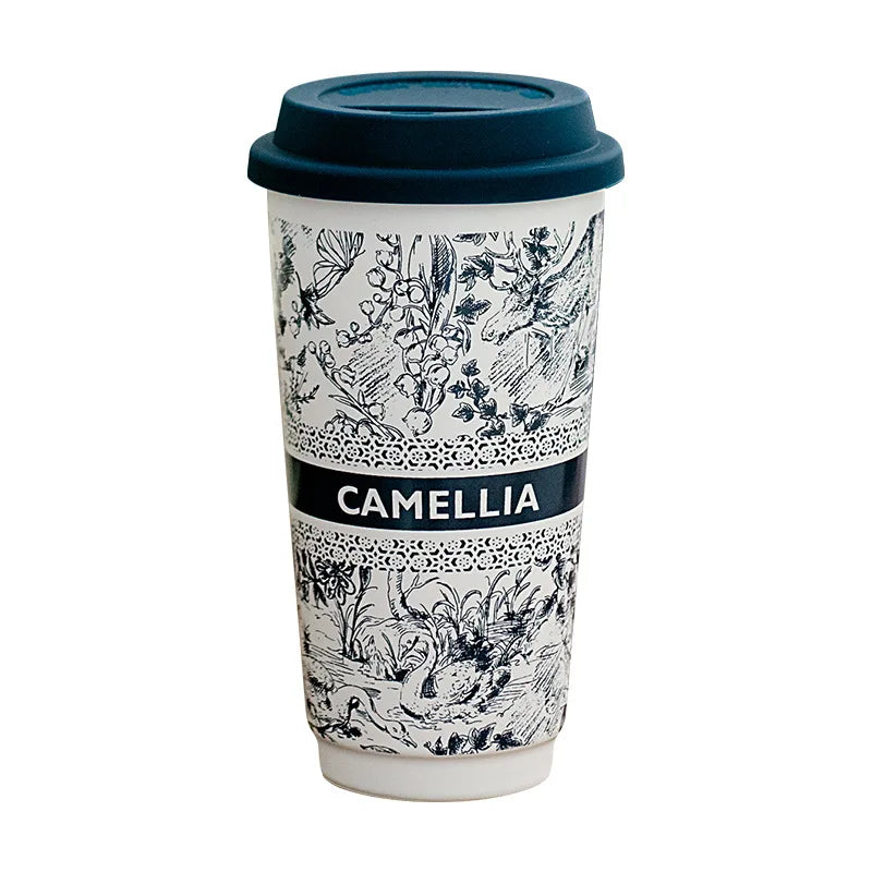 Ceramic Travel Mug with Lid
