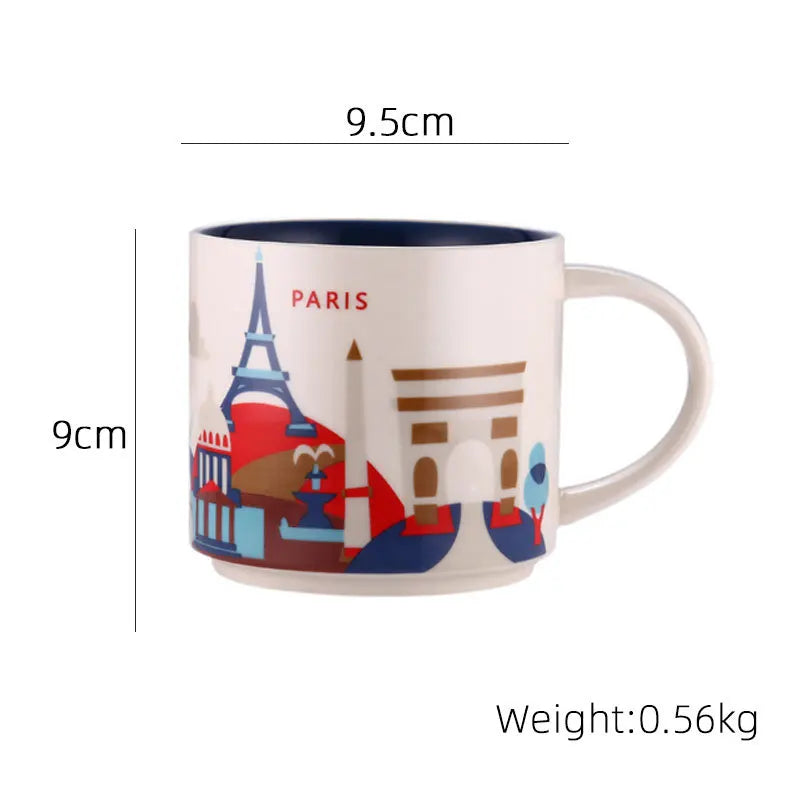 City Ceramic Mug, 400ml