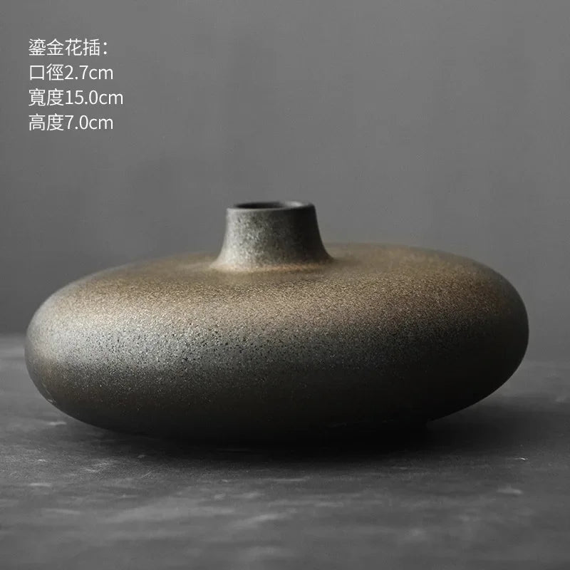 Black Terracotta Vase