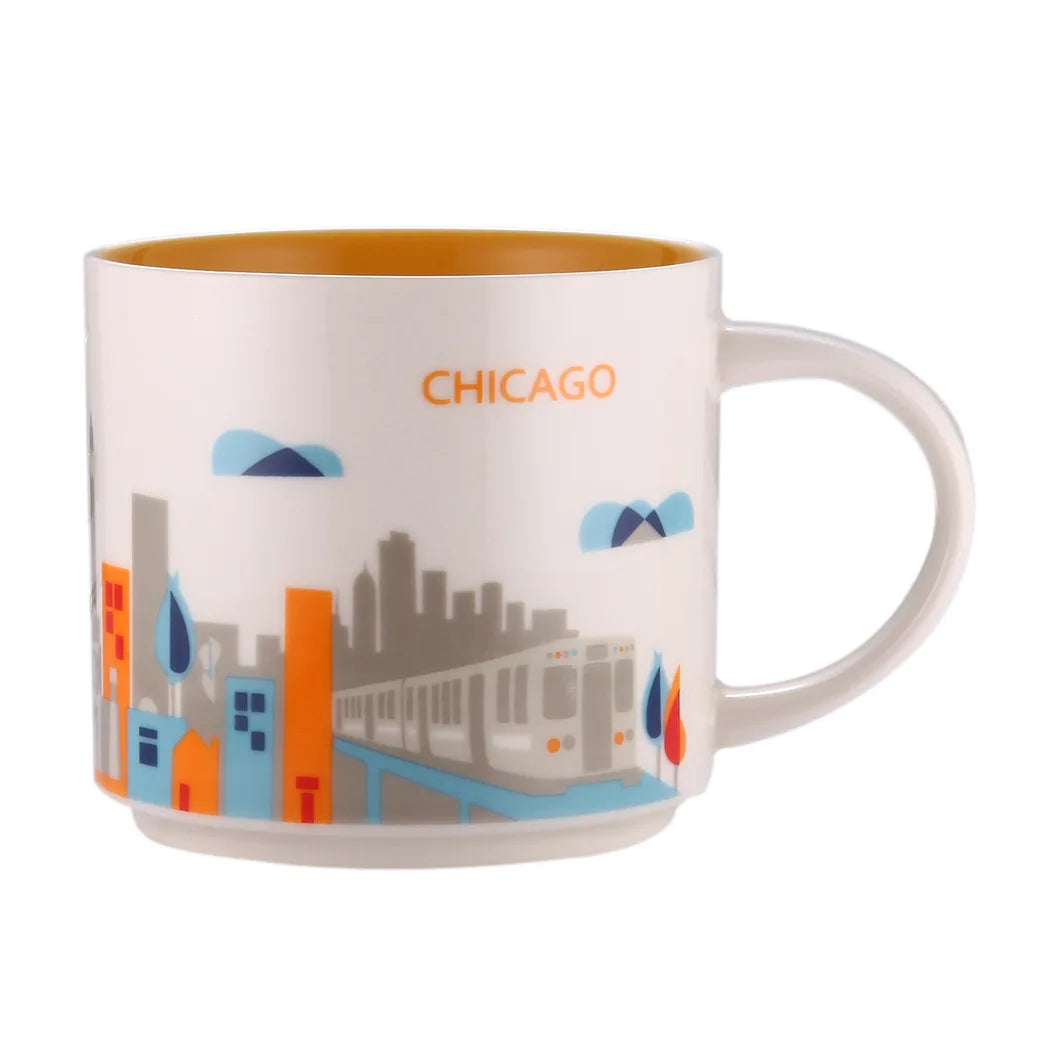 City Ceramic Mug, 400ml