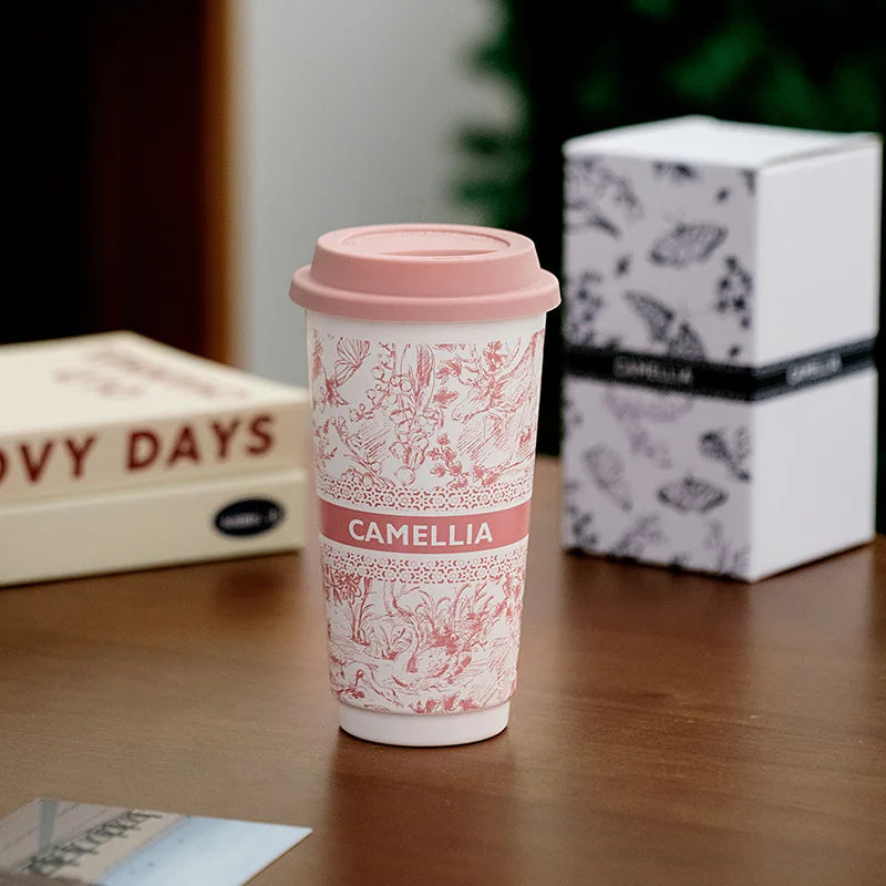 Ceramic Travel Mug with Lid
