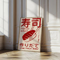Japandi Sushi Print