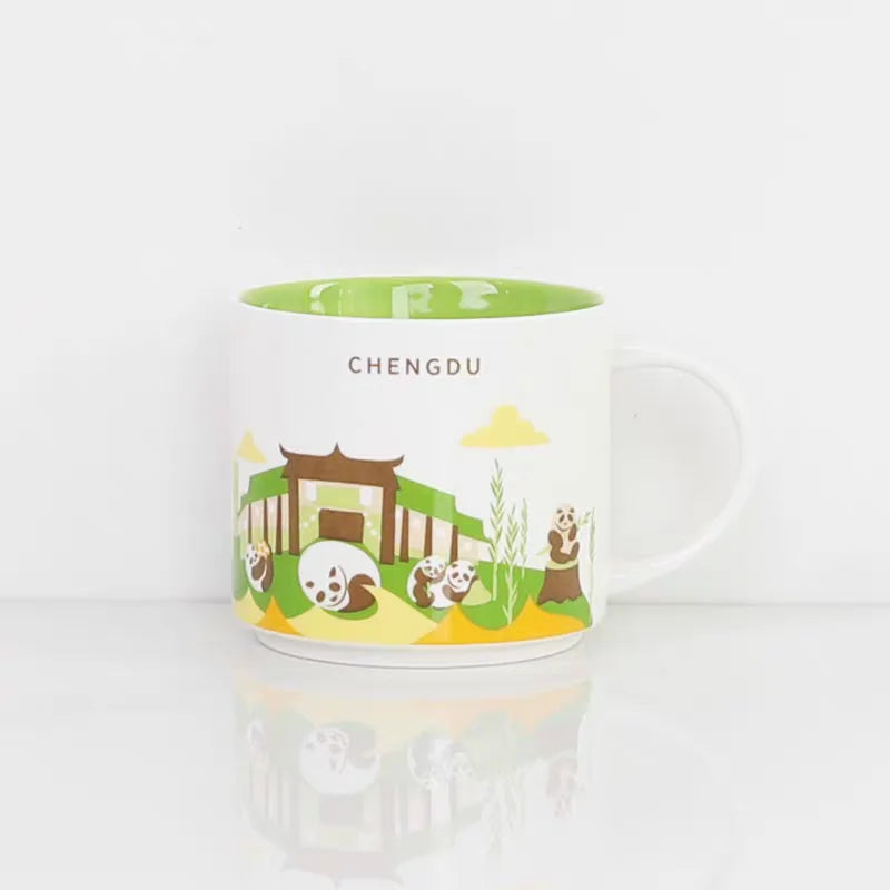 City Ceramic Mug, 400ml