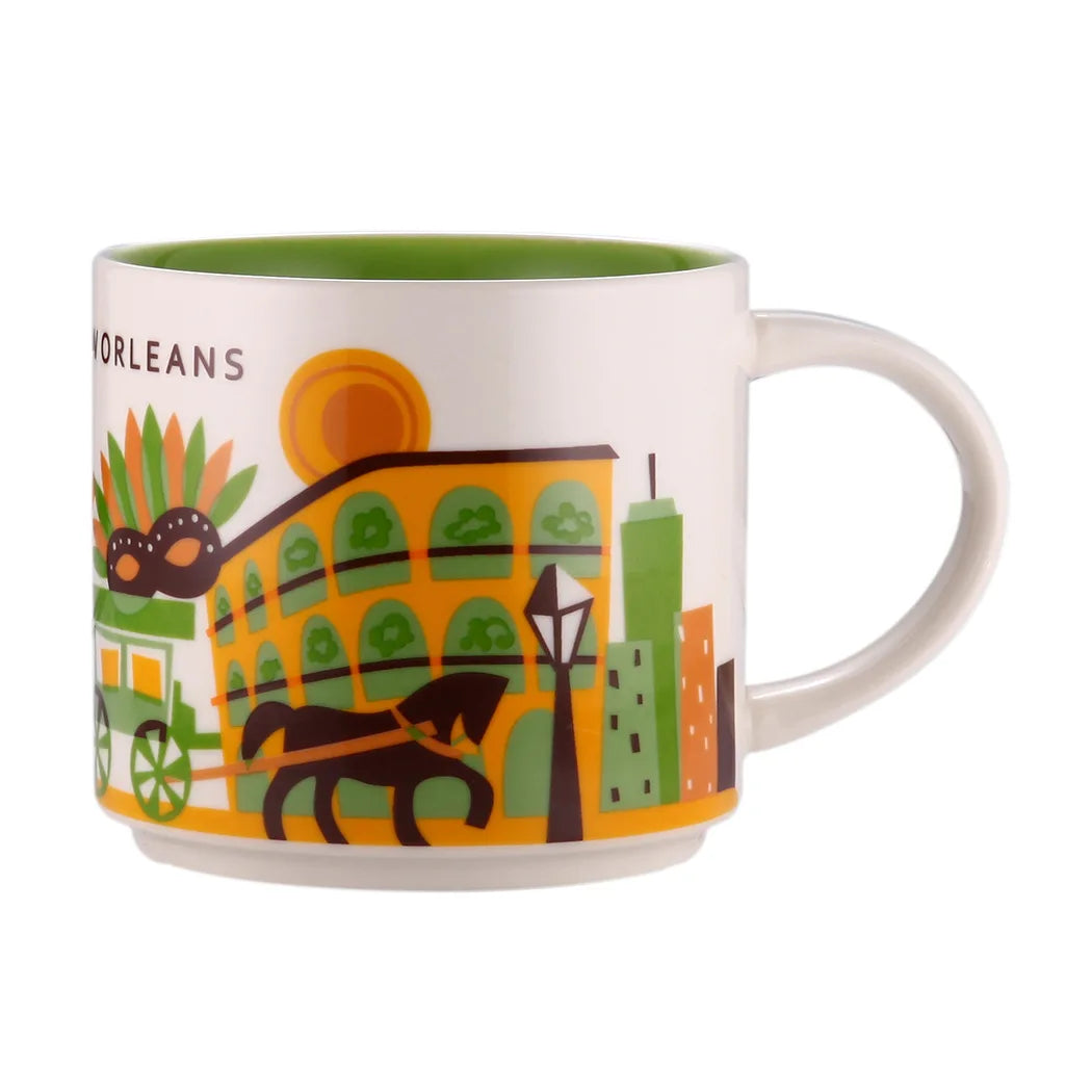 City Ceramic Mug, 400ml