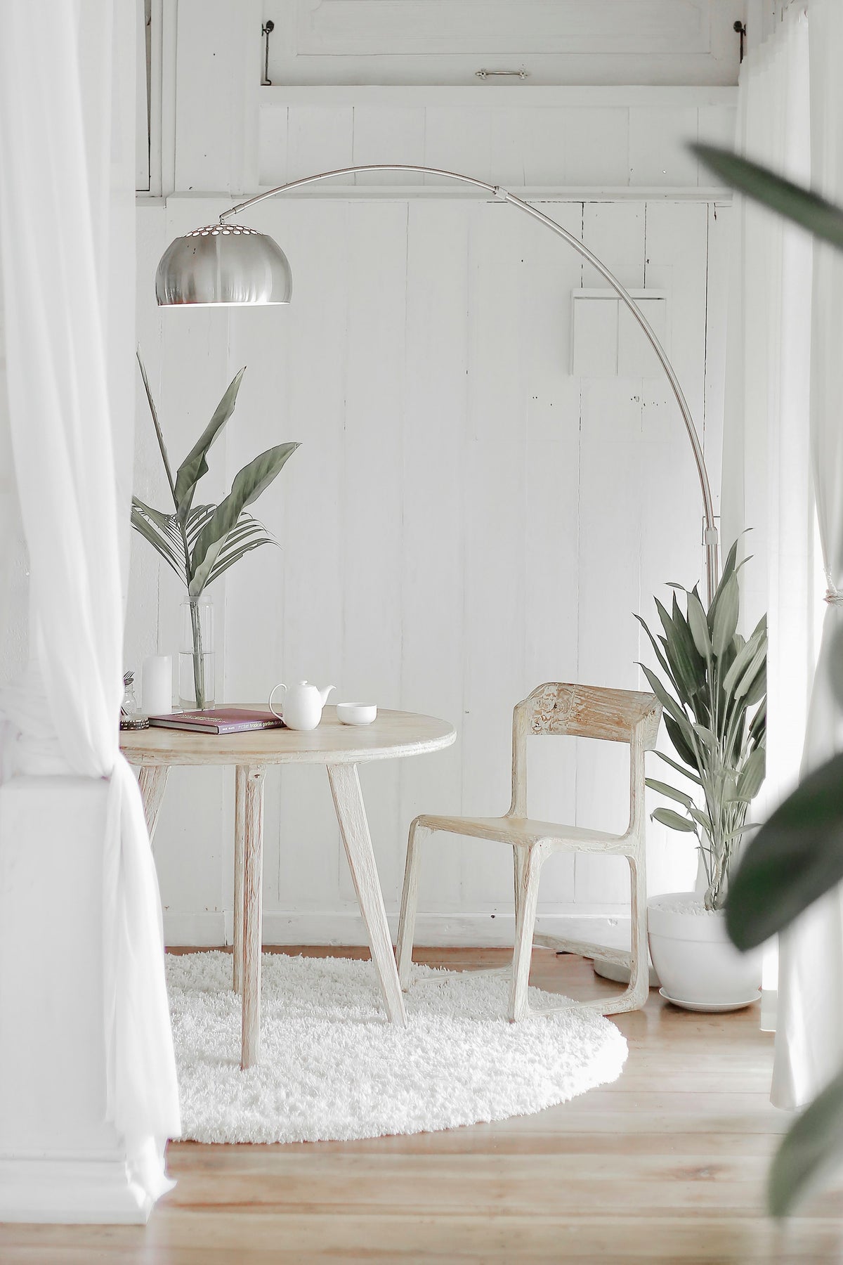 Bright dining nook