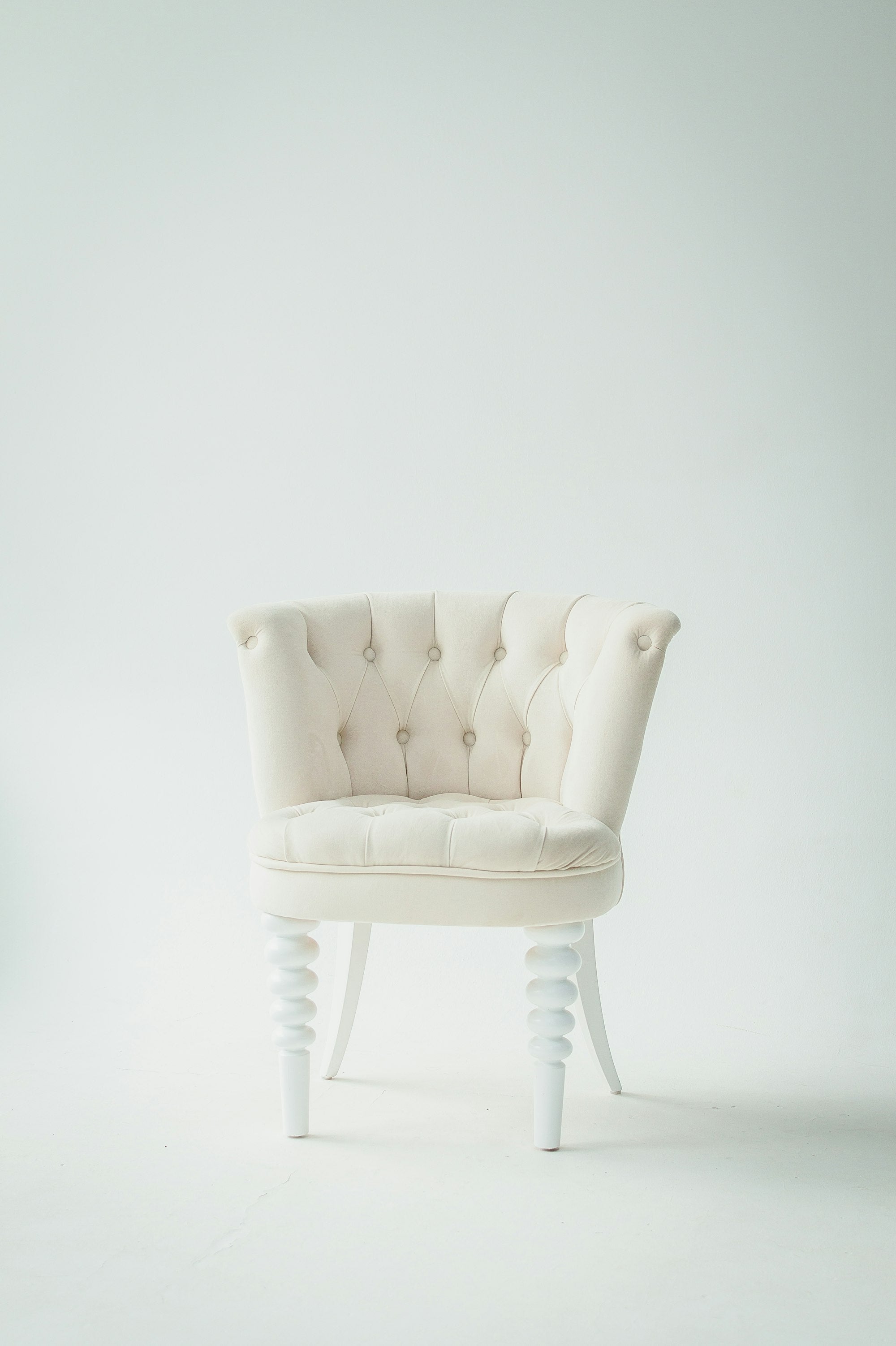 Minimal cream chair